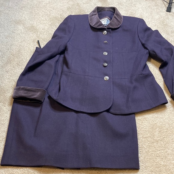 Kasper Dresses & Skirts - Vintage Purple Suit Set